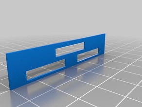 wall3holes 3d printing tests 3d print model - Mito3D