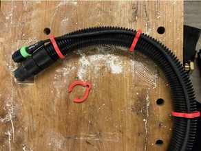 clip de câble festool aspirateur starmix tuyau 35 mm les machines-outils shopvac 3d print model - Mito3D