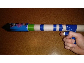 lanceur de fusée réveillon du nouvel an les gadgets bazooka armes à feu la nouvelle année rakete prise vue silvester 3d print model - Mito3D