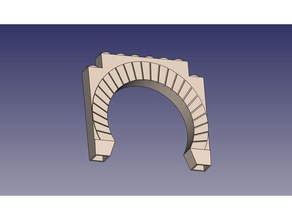 arco de herradura isl mico juguetes construcción exin castillos 3d print model - Mito3D