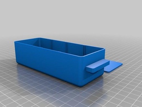 my customized storage box drawer gray organization 3d print model - Mito3D