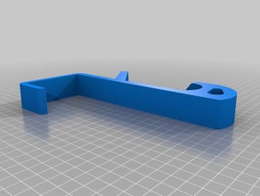 cubo de parede gancho do agregado familiar personalizado 3d print model - Mito3D