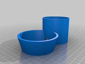 bol d'eau bacia de água animais estimação 3d print model - Mito3D