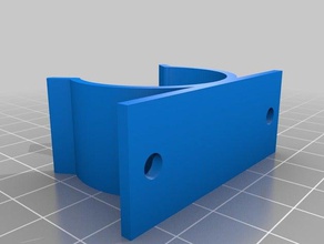 support pour tuyau d'aspirateur un de crochet l'organisation 3d print model - Mito3D