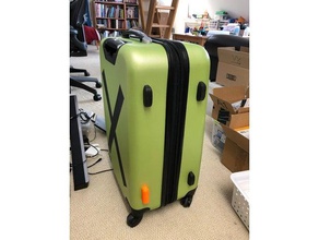 valise samsonite pied les pièces de rechange bagages pavé le remplacement tinkercad 3d print model - Mito3D