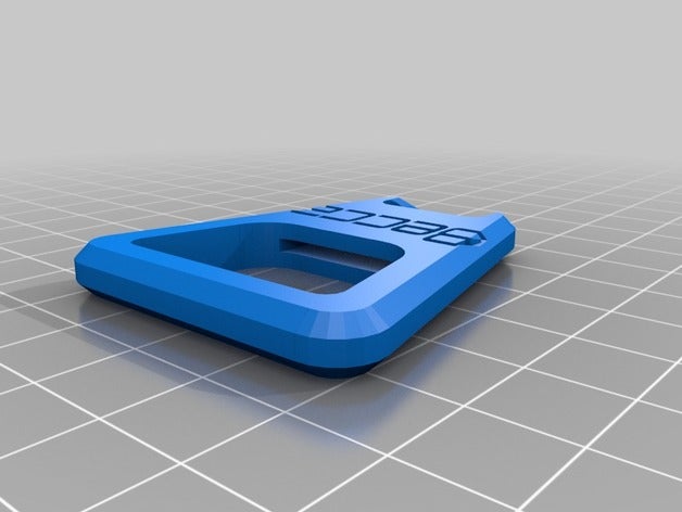 my customized bottle opener-becca kitchen & dining 3D print model - Mito3D