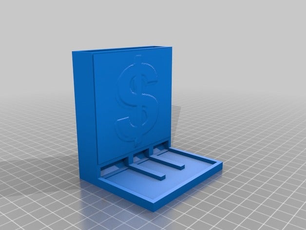 colecionador de moedas A impressão 3d moeda o titular da dinheiro 3D print model - Mito3D