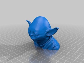 suave yoda a arte 3d print model - Mito3D