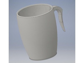 getmugged mutfak ve yemek kahve Kupası kupa kekistan mug 3d print model - Mito3D