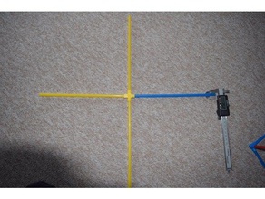 straw connectors 75mm puzzles connector 3d print model - Mito3D