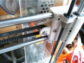 reinforced prusa i3 x belt tensioner 3d printer parts 3d print model - Mito3D