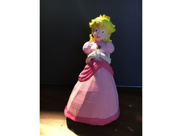 adulte princesse peach sculptures la poupée figurine de modèle jouet 3D print model - Mito3D