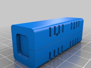 usb boxer de l'électronique personnalisé 3d print model - Mito3D