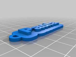 7 llaveros personalizado 3d print model - Mito3D