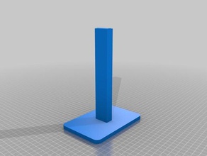 semplice cuffia stand computer le cuffie utile 3d print model - Mito3D