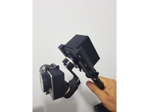 Unterstützung hand gimball feiyutech mini-3d gopro hero 4 black diy 3d print model - Mito3D
