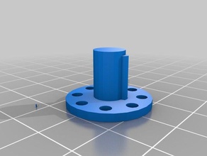 octal grifo de la válvula vacío, tubo base La impresión en 3d 3d print model - Mito3D