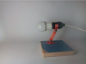 lamp holder 3d print model - Mito3D