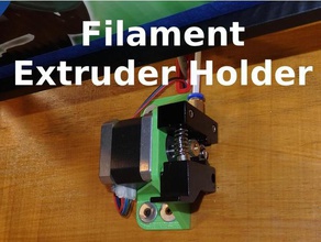 filament extruder holder - x5s others 3d printing 3dprintable printer parts sgabolab tronxy 3d print model - Mito3D