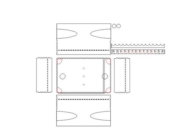 klask ilham oyunu oyunlar bar oyun lasercut masa üstü 3D print model - Mito3D