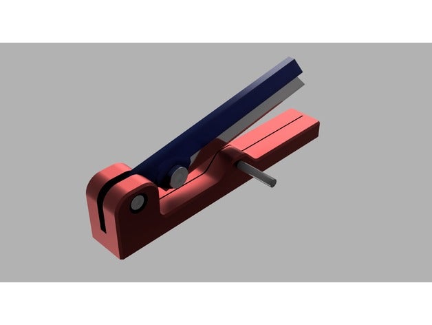 ptfe tube cutter 175mm 3d printer accessories guillotine 3D print model - Mito3D