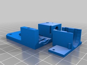 jhead tıklayın exstruder yardım 3d baskı e3dv6 monte edin geeetech mk8 3d print model - Mito3D