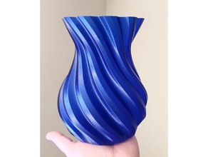 flower vase large twist sculptures cool flowers vases spiral mode printing twisted 3d print model - Mito3D