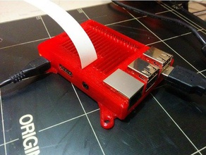 raspberry pi snug case 75mm vesa mounts 3d printing 3 3d print model - Mito3D