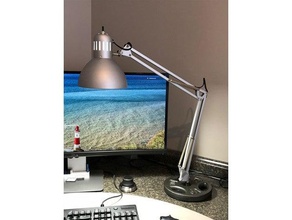 weighted base Schreibtischlampe wie ikea tertial office hack Lampe Gewicht 3d print model - Mito3D