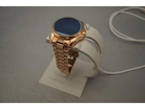 Uhr stand michael kors fossiler diesel - Zubehör fossil misfit die smartwatch stehen 3d print model - Mito3D