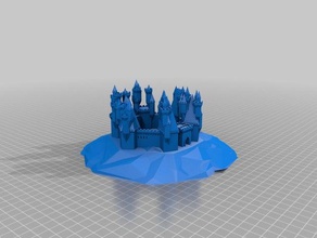 small castle buildings & structures customized 3d print model - Mito3D