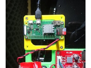 raspberry pi 1 2 3 zero mount adapter electronics 3d print model - Mito3D
