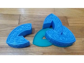 celtic kutusu tutucu kaplar temel triad 3d print model - Mito3D
