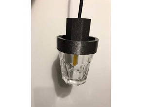 lampe verre tipo de picard francaise herramientas del arte francia picardía apoyo la suspensión 3d print model - Mito3D