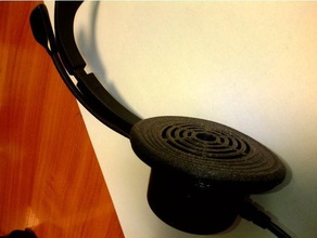 neue flex ambushures logitech pc headset 960 audio 3d print model - Mito3D
