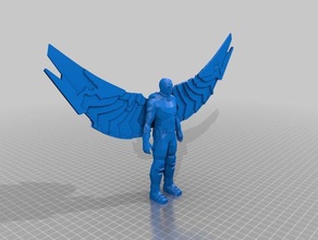 marvel s falcon toys & games avengers falcon marvel 3d print model - Mito3D