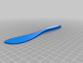 classic butter knife kitchen & dining 3d print model - Mito3D