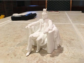 ape lincoln esculturas 3d print model - Mito3D