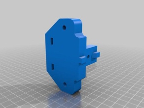tronxy x3 z-Klammern Links 3d-Drucker Teile 3d print model - Mito3D