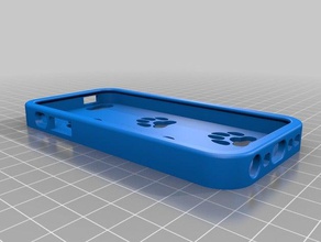 paw iphone 5s flexible case electronics 3d print model - Mito3D