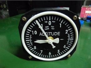 orologio da parete altimetro arredamento reloj pared 3d print model - Mito3D