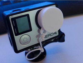 gopro hero4 lenscap Kamera lenscover 3d print model - Mito3D