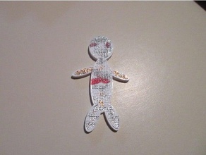 zencefil ekmek adam oyuncaklar ve oyunlar zanaat gingerbread man 3d print model - Mito3D