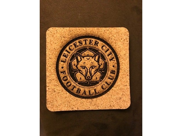 o leicester city montanha-russa decoração lasercut corte a laser futebol 3D print model - Mito3D