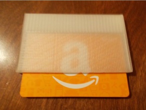 usado gift card raspador de gelo ferramentas manuais cartão-presente 3d print model - Mito3D