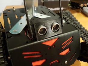 drone hunting robot sensor holder robotics 3d print model - Mito3D