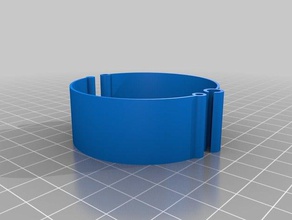 clasp 24w 28l 1 4 radius bracelets customized 3d print model - Mito3D