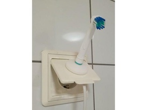 oral b brush holder bathroom 3d print model - Mito3D