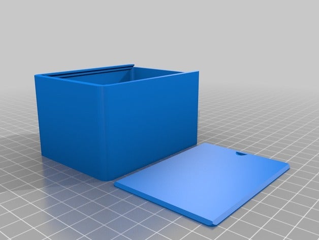 caja del receptor de sordociegos los contenedores personalizado 3D print model - Mito3D