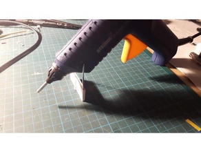 hot glue gun stand extender hobby steinel 3d print model - Mito3D